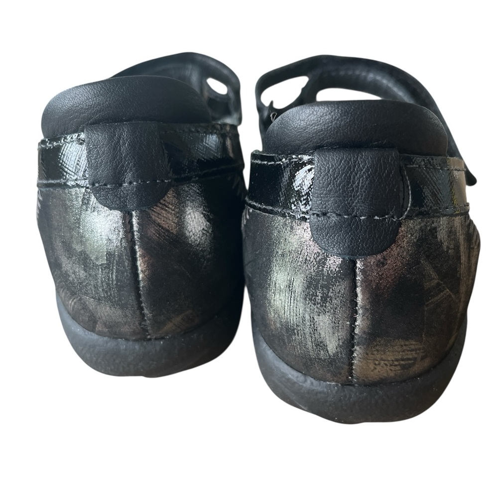 NAOT Black and Metallic Maryjane Comfort Shoes Size 38 or 7 - 7.5 - Picture 4 of 9
